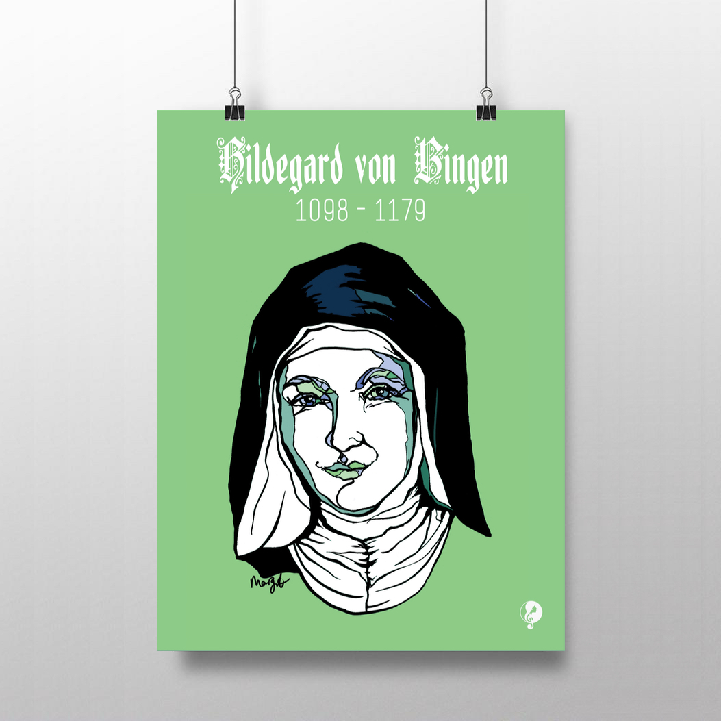 Hildegard Von Bingen Poster - Music By Women